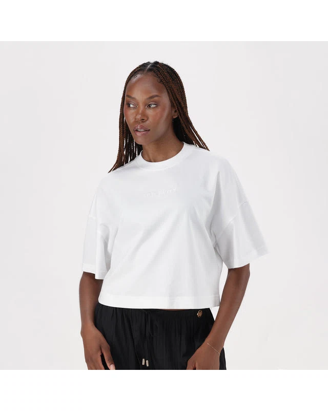 PENELOPE WHITE BOXY T-SHIRT