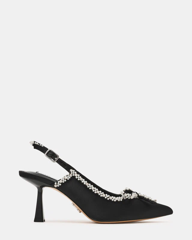 FLORISSA BLACK SATIN