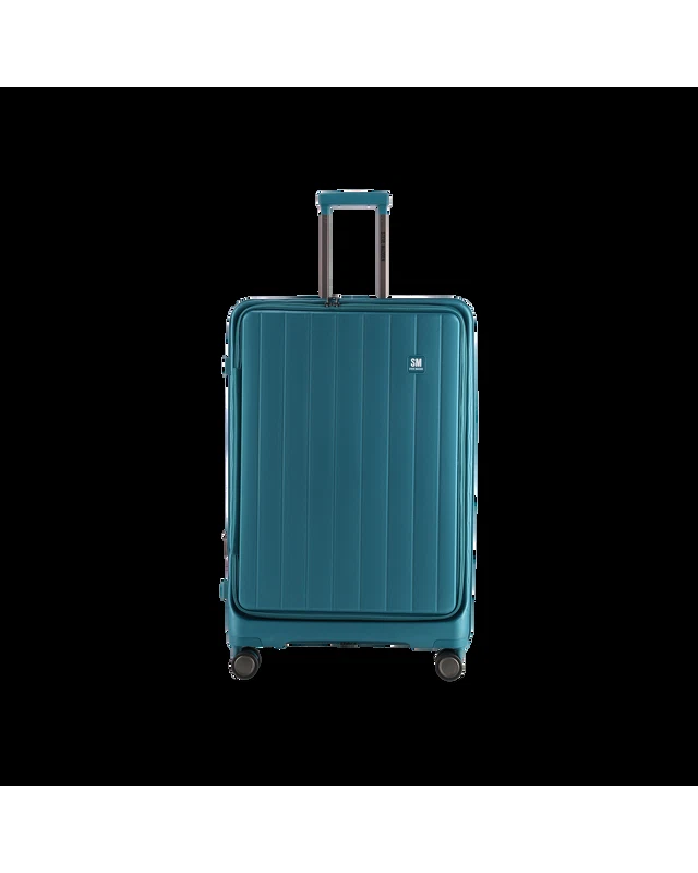 MANHATTAN JET SET TEAL BLUE LUGGAGE - LARGE 74cm