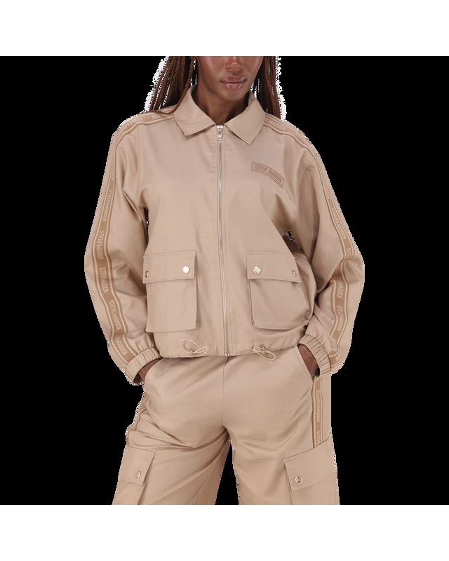 SOPHIE CARAMEL ZIP THROUGH SHACKET