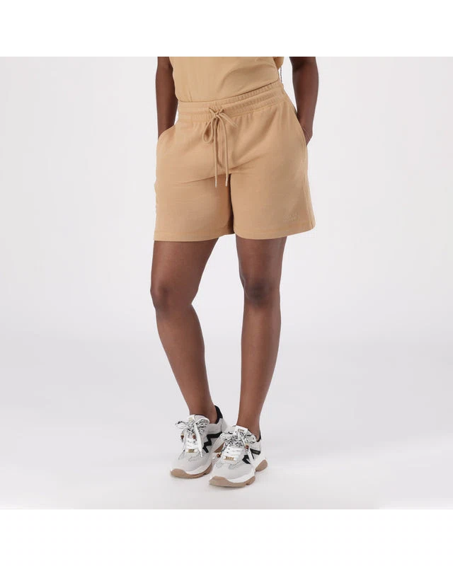 BEVERLY TAN JOGGER SHORTS