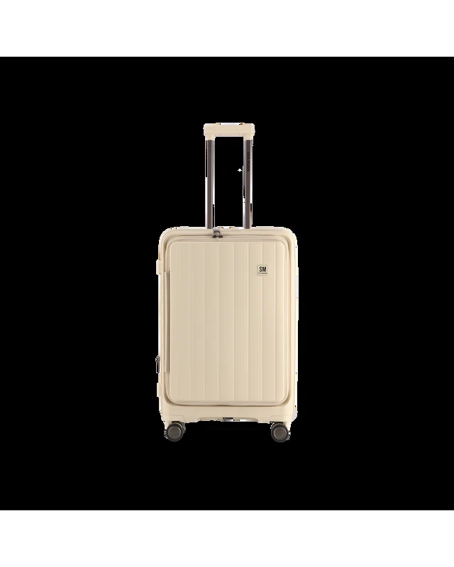 MANHATTAN JET SET CREAM LUGGAGE - MEDIUM 64cm