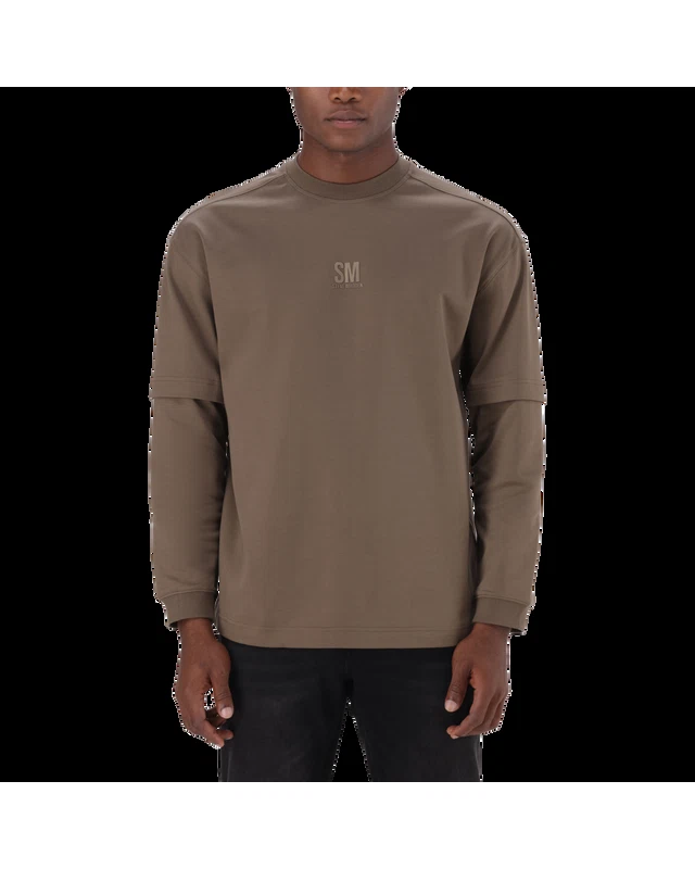 LOKI STONE GREY LONGSLEEVE T-SHIRT