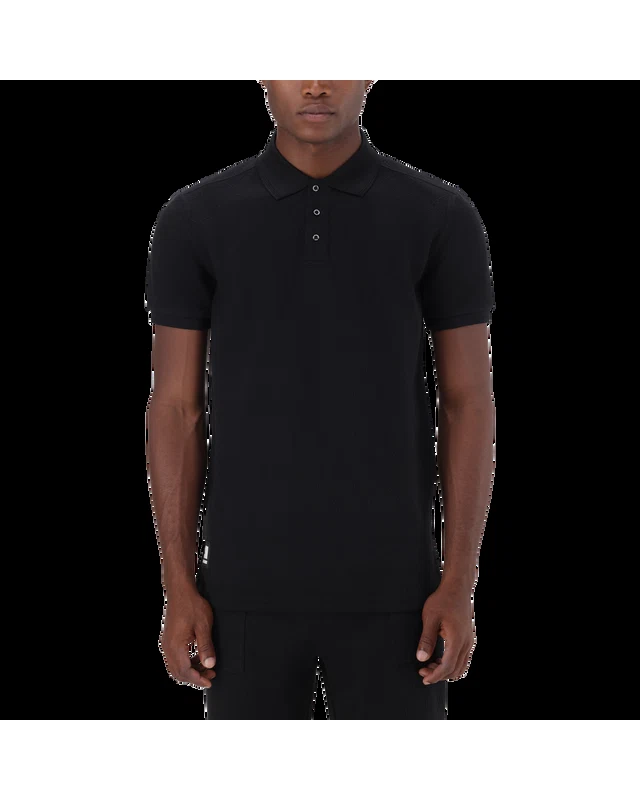 PAUL BLACK JACQUARD EMBOSSED GOLFER