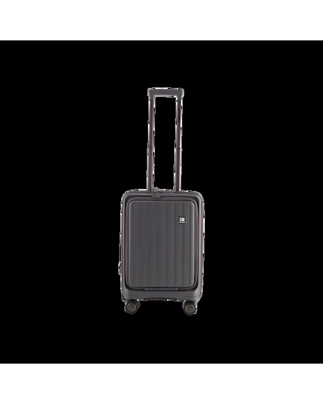 MANHATTAN JET SET GREY LUGGAGE - CARRY ON 54cm