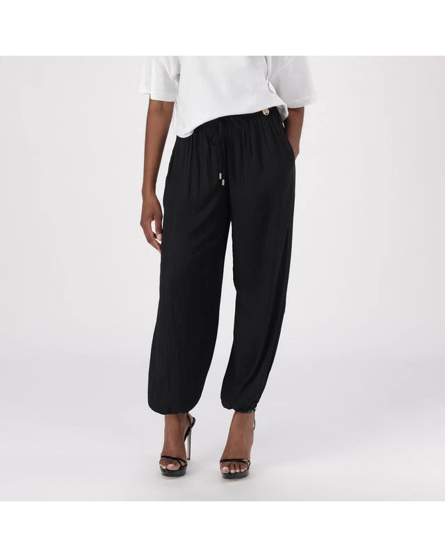 HALLIE BLACK BALLOON PANT