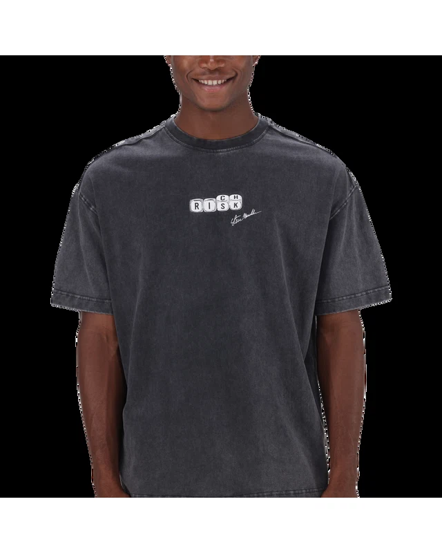 DALLAS BLACK WASH OVERSIZED T-SHIRT
