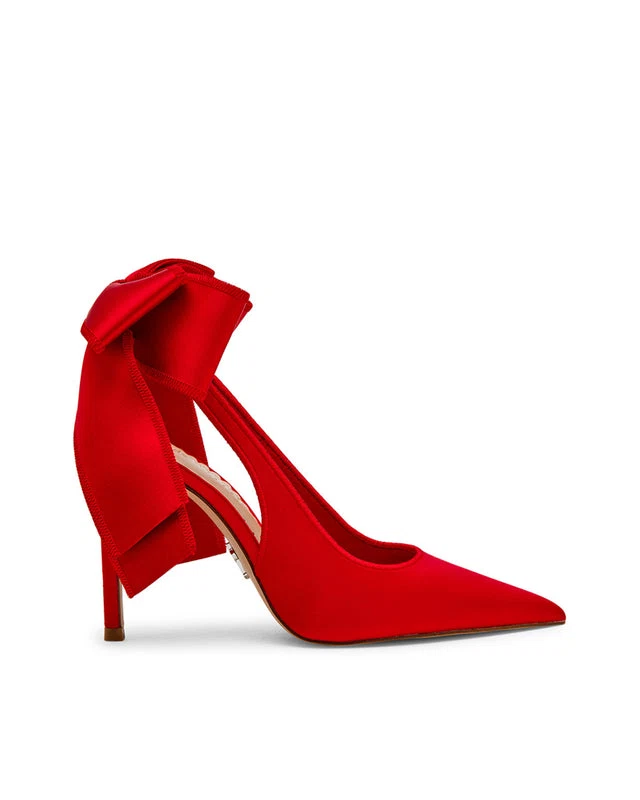 TEACUP RED SATIN