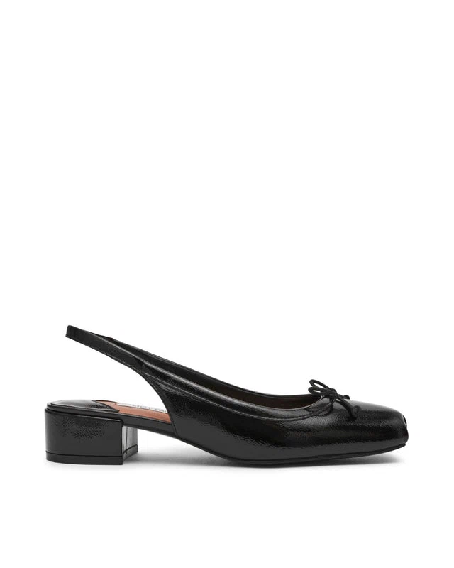 LOVED BLACK CRINKLE PATENT