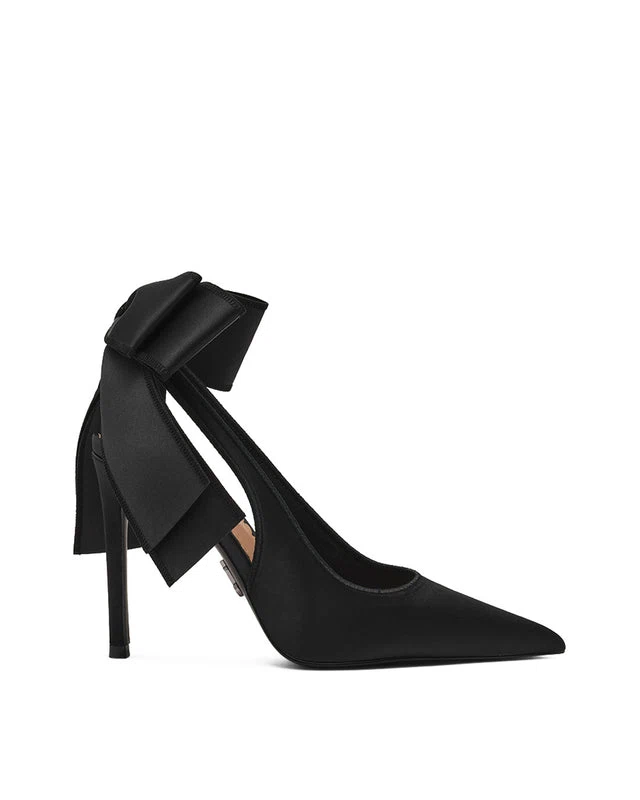 TEACUP BLACK SATIN