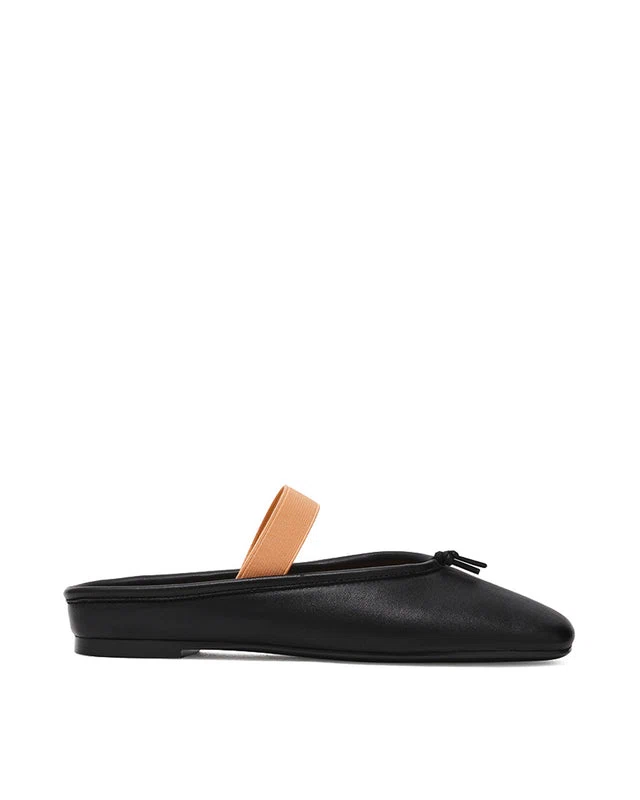 NIMA BLACK LEATHER