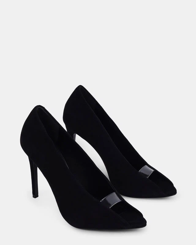 SANTINO BLACK SUEDE