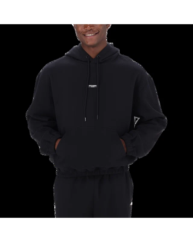 RORY BLACK RELAXED FIT HOODY