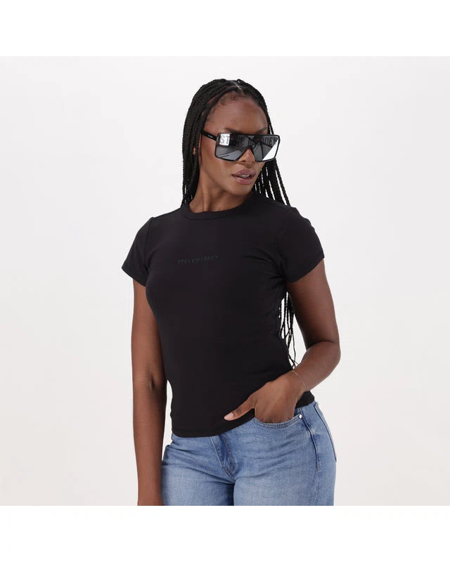 KAI BLACK SHORT SLEEVE TOP