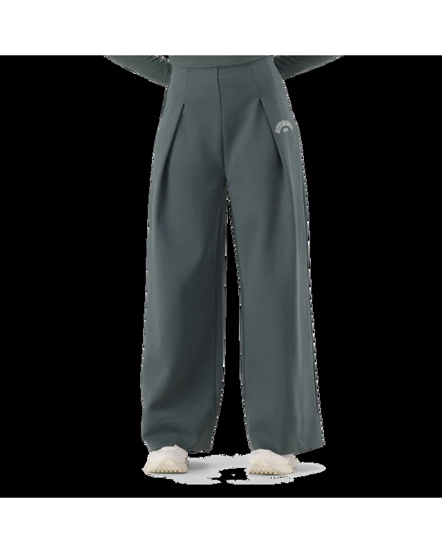 JEMIMA DARK SAGE WIDELEG SCUBA TROUSER