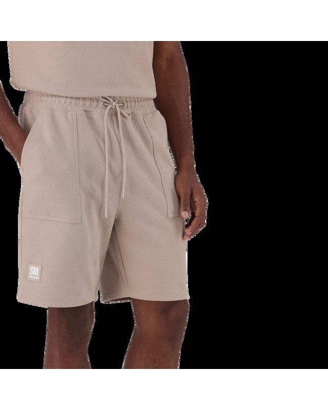 JASPER NEUTRAL JACQUARD SHORTS