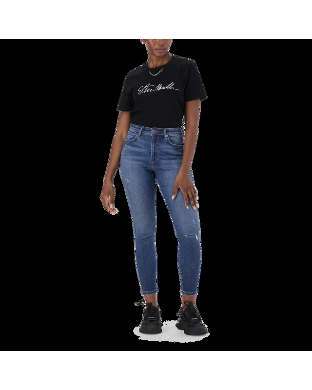 ZOE CONTOUR CURVY DARK WASH SKINNY