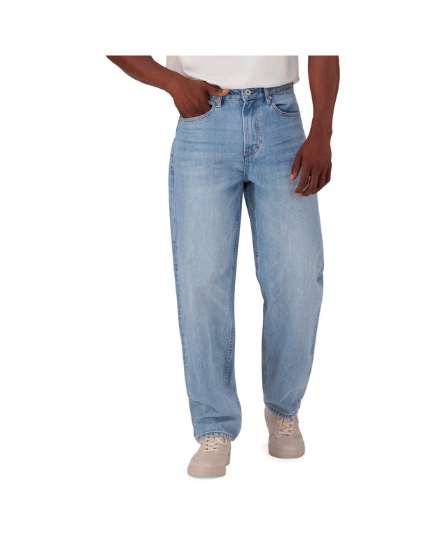 OSCAR MID BLUE STRAIGHT FIT MID WASH JEANS