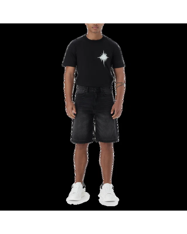 DEAN BLACK DENIM JORT