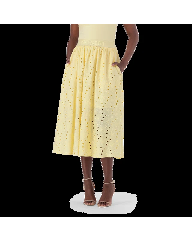 DAKOTA LEMON FLARE SKIRT