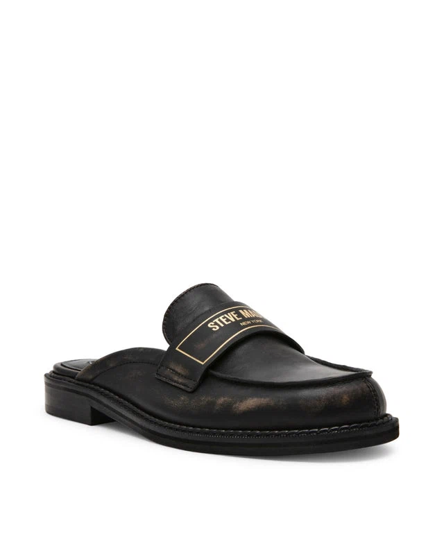 MOXXIE BLACK LEATHER