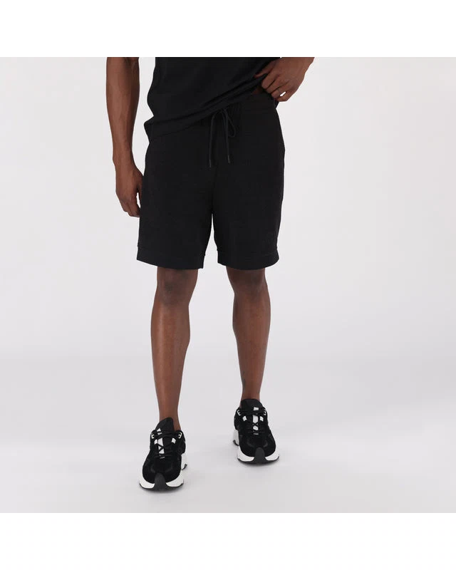 HARVEY BLACK CROCHET SHORTS