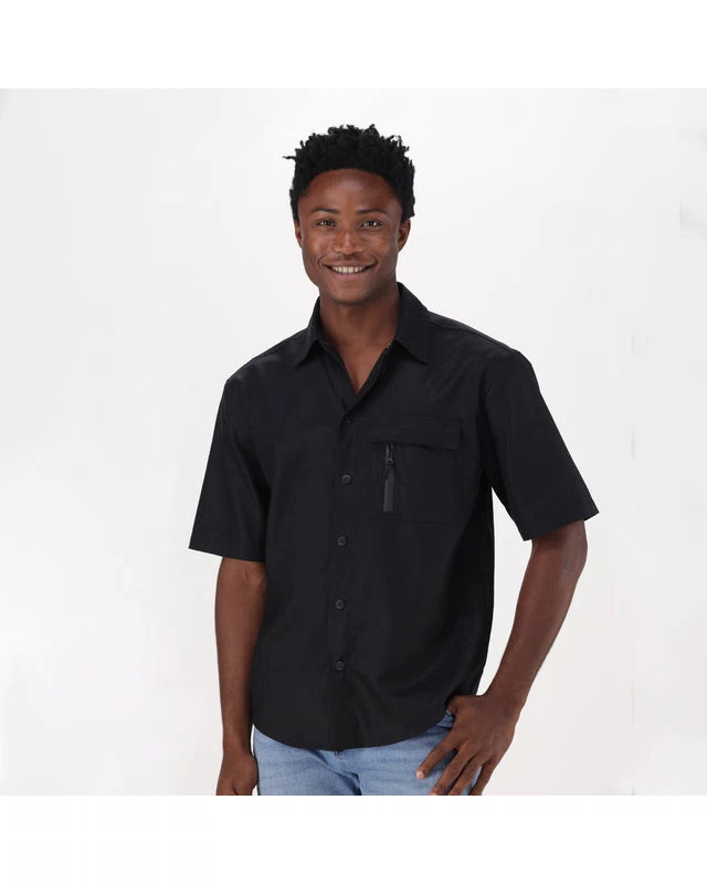 COLTON BLACK CARGO SHIRT