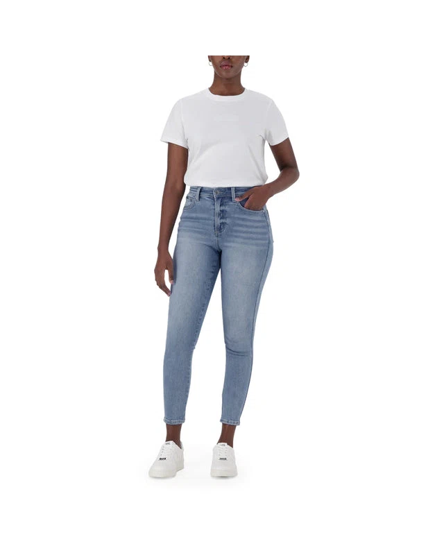 ZOE CONTOUR CURVY MID WASH SKINNY