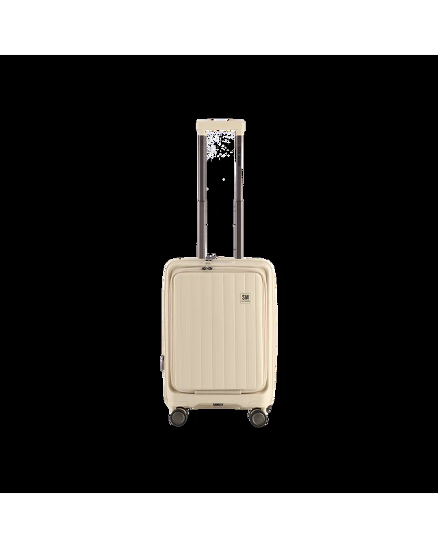 MANHATTAN JET SET CREAM LUGGAGE - CARRY ON 54cm