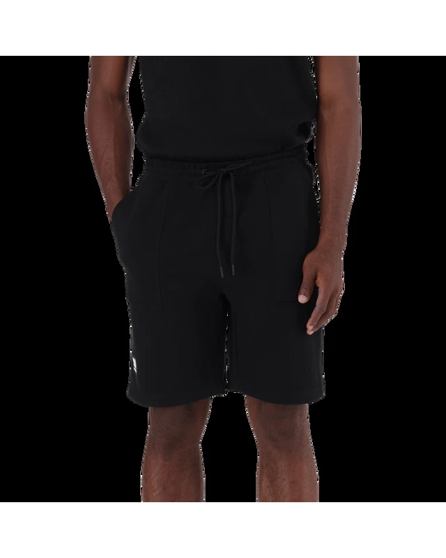 JASPER BLACK JACQUARD EMBOSSED SHORTS