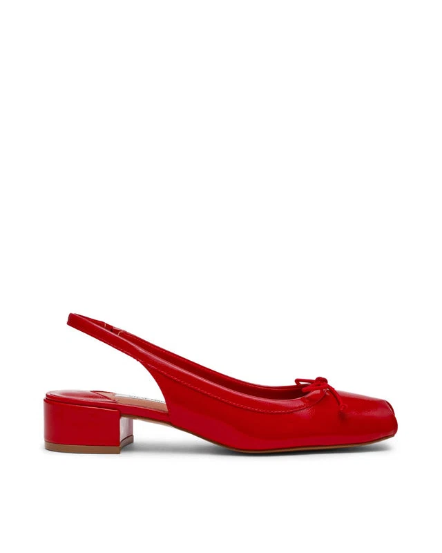 LOVED RED CRINKLE PATENT